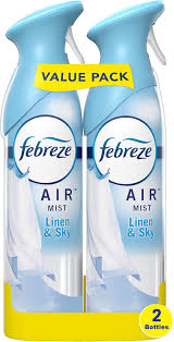 Febreze Linen and Sky Scent Air Freshener Spray (2 Count)